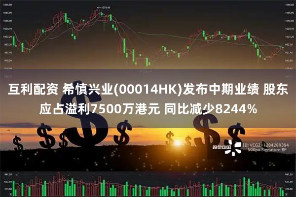 互利配资 希慎兴业(00014HK)发布中期业绩 股东应占溢利7500万港元 同比减少8244%